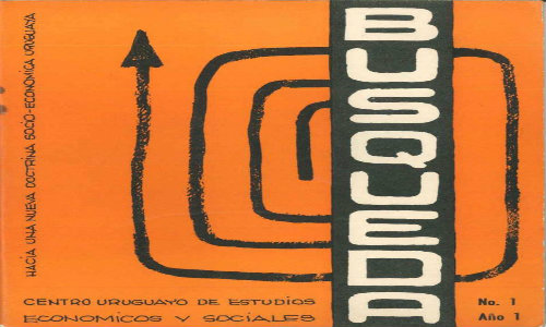 Tapa del cuaderno número 1 de Búsqueda, enero de 1972