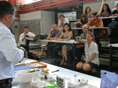 Alumnos y profesor