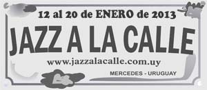 cartel de calle con letras que dice jazz a la calle