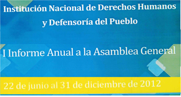 I Informe Anual