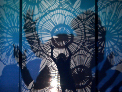 Sombras de cuerpos y formas proyectados